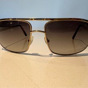 Marc Jacobs Gold Aviator Glasses unisex